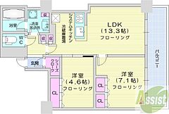 物件の間取り