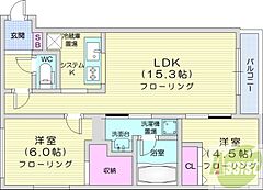 物件の間取り