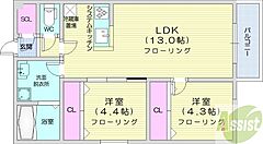 物件の間取り