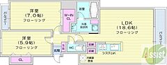 物件の間取り
