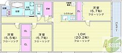 物件の間取り