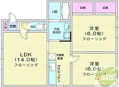 物件の間取り