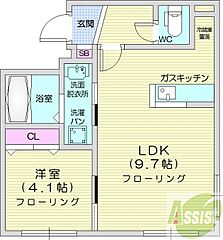 物件の間取り
