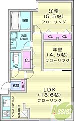 物件の間取り