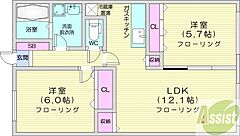 物件の間取り