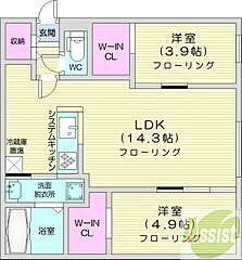 物件の間取り