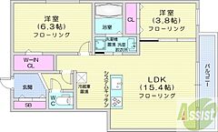 物件の間取り