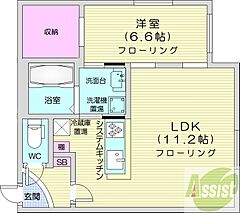 物件の間取り