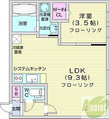 物件の間取り
