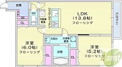 物件の間取り