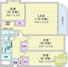 物件の間取り
