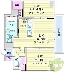 物件の間取り