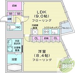 物件の間取り