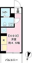 ＡＶＥＮＩＲ池上 403 ｜ 東京都大田区池上６丁目12-18（賃貸マンション1R・4階・13.40㎡） その2