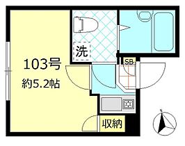 プリムローズ大森 103 ｜ 東京都大田区大森中３丁目7-19（賃貸アパート1K・1階・15.05㎡） その2