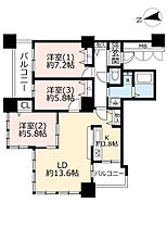 URアクアタウン納屋橋  ｜ 愛知県名古屋市中村区名駅5丁目（賃貸マンション3LDK・30階・84.04㎡） その2