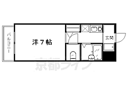 ノースビューヤサカ 1Kの間取図画像