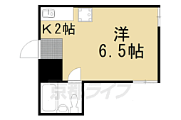 ハウス50 1Kの間取図画像