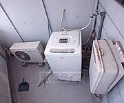 備え付きの冷蔵庫です。