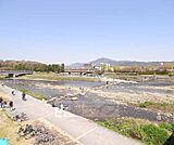 鴨川まで200m 賀茂大橋近くの鴨川。オススメの散歩エリアでえす。