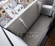 開放感のあるバルコニー。