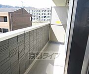 広いバルコニーです。