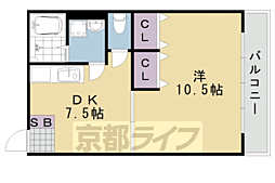 ディ・リモーネ 1DKの間取図画像