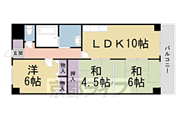 ラメゾンボヌール 3LDKの間取図画像