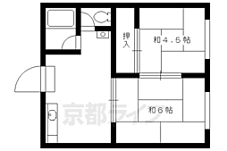 🉐敷金礼金0円！🉐コーポ比叡