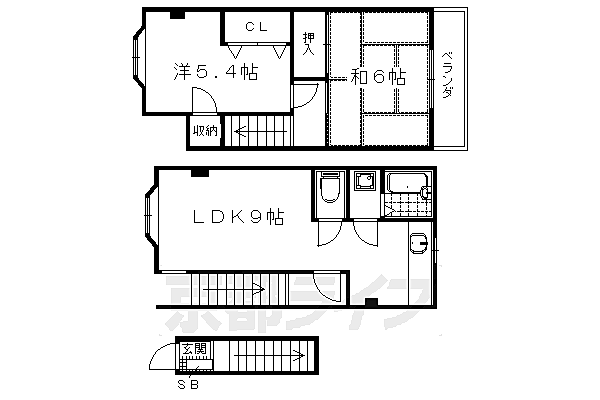 ハイツ森田 101｜京都府京都市北区小山西大野町(賃貸マンション2DK・1階・45.36㎡)の写真 その2