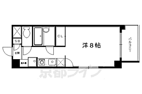 ＧＡＴＯ　Ｄ．Ｍ　北山 704 ｜ 京都府京都市左京区下鴨前萩町（賃貸マンション1K・7階・24.90㎡） その2