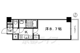 京都府京都市南区東九条河西町（賃貸マンション1K・2階・25.81㎡） その2