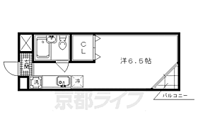 キャニオンテラスIII 405 ｜ 京都府京都市北区紫野南花ノ坊町（賃貸アパート1K・4階・15.45㎡） その2