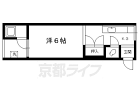 みやこハウス 7 ｜ 京都府京都市左京区北白川西町（賃貸アパート1K・2階・20.79㎡） その2