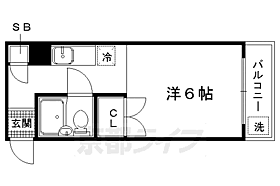 インプレス金閣 305 ｜ 京都府京都市北区衣笠北天神森町（賃貸マンション1K・3階・17.00㎡） その2