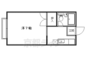 ファミリアル大橋 201 ｜ 京都府京都市左京区下鴨中川原町（賃貸アパート1K・2階・20.29㎡） その2