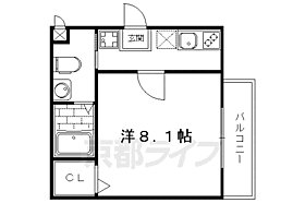 サンフォレスト北白川 203 ｜ 京都府京都市左京区修学院大林町（賃貸マンション1K・2階・24.77㎡） その2