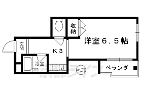 京都府京都市下京区和気町（賃貸マンション1K・4階・21.00㎡） その2