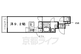 京都府京都市上京区毘沙門横町（賃貸マンション1R・3階・29.60㎡） その2