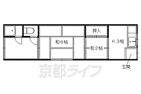 京都府向日市上植野町地後（賃貸アパート2K・2階・26.98㎡） その2