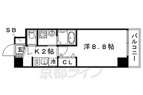 ＥＳＣＡＳＡ京都西陣 307 ｜ 京都府京都市上京区南佐竹町（賃貸マンション1K・3階・26.79㎡） その2