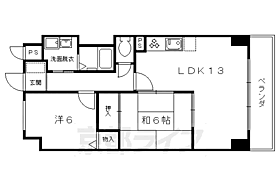 フェアリージャム 603 ｜ 京都府京都市中京区西ノ京馬代町（賃貸マンション2LDK・6階・56.40㎡） その2