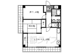 レジデンス　オークラ A-507 ｜ 京都府京都市中京区壬生淵田町（賃貸マンション2LDK・5階・60.58㎡） その2