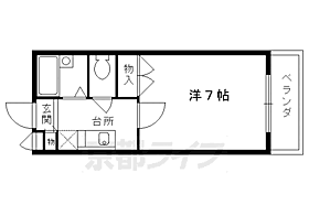 レザンス高縄 102 ｜ 京都府京都市北区上賀茂高縄手町（賃貸マンション1K・1階・24.00㎡） その2