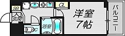 エスリード南森町駅前 1Kの間取図画像
