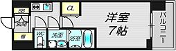 スプランディッド2 1Kの間取図画像