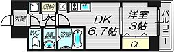 スペーシア日本橋東 1DKの間取図画像