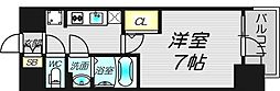 CASAREGULUS新大阪 1Kの間取図画像