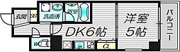BRAVI南堀江 1DKの間取図画像