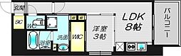 S-RESIDENCE天満橋ar 1LDKの間取図画像